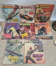 8 x COMMANDO WAR STORIES IN