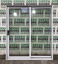 WHITE ALUMINIUM SLIDING DOORS