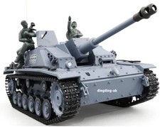 Heng Long 1/16 Tank Stug III RTR RC Tank Model BB Shoot & Infra Red Battle UK
