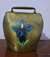 Decorative Cow Bell, Brass, Swiss?