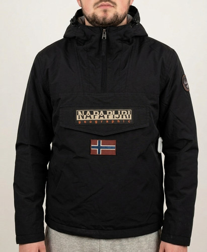 Men napapijri black jacket - napapijri,