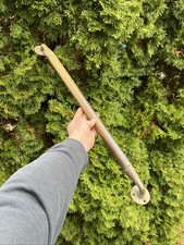 Antique Towel Bar Brass Holder