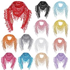 Fashion Women Lady Scarf Lace
