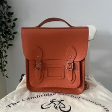 The Cambridge Satchel Company Leather The Small Portrait Backpack in Orange