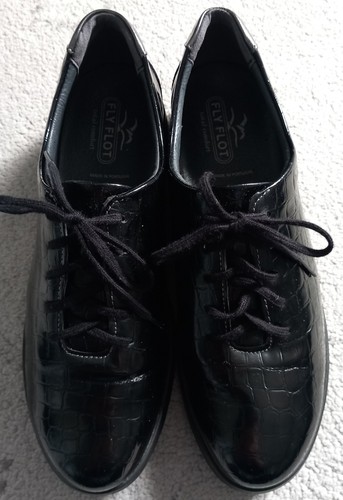 Fly flot suave black patent - fly,