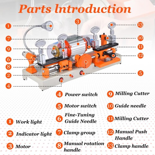 Key cutting duplicating - cutting,