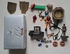 VINTAGE BRIC A BRAC JOBLOT FORD BADGES / COINS / MODELS / BRASS PLAQUE / KNIGHT
