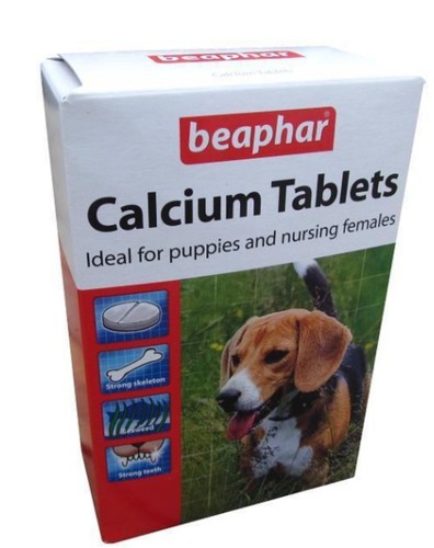 Beaphar dog calcium tablets - calcium,