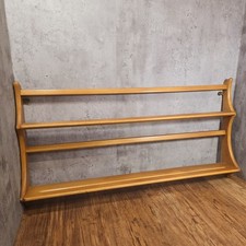 Ercol Wall Mounted Open Plate Rack Shelves Model 268 Country Cottage Display 
