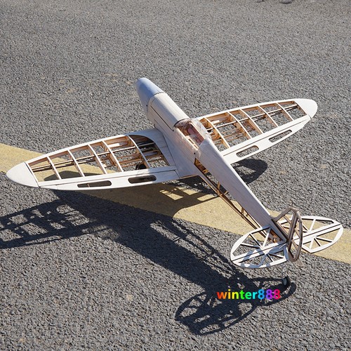 Spitfire fighter jet wood - spitfire,