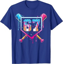 Baseball Ice Cream Drip Player 67th Birthday Unisex T-Shirt