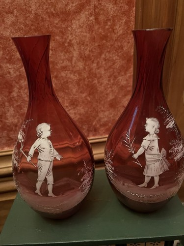 Pair antique bohemian - antique,