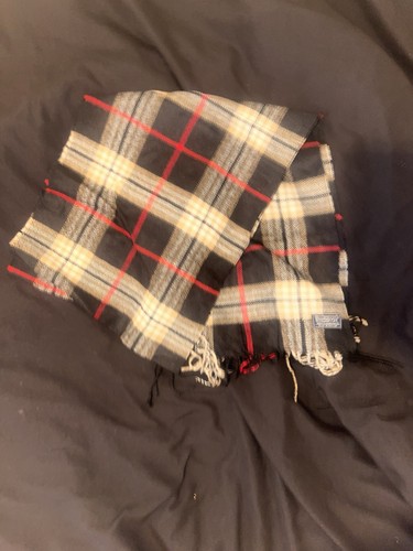 Burberrys lambswool plaid - lambswool,
