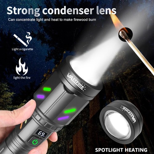 White laser led flashlight - white,