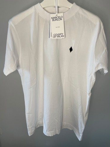Marcelo burlon cross tee - marcelo, white
