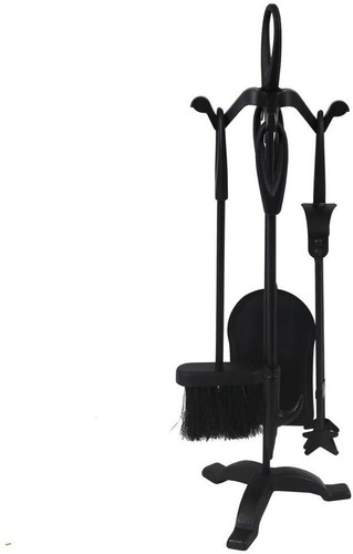 Black fireside companion set - fireside,