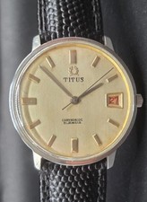 Titus Chronobloc Manual Watch