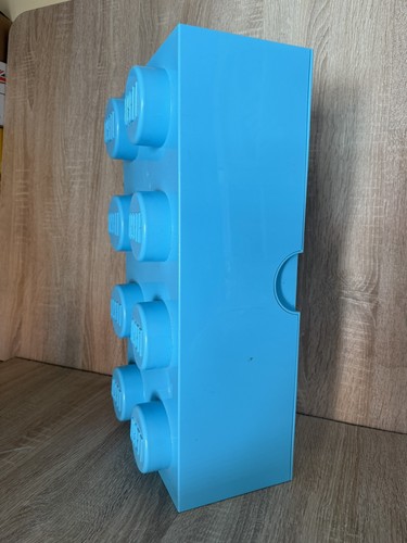 Lego storage brick teal - lego,