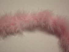 Trimits High Quality Decorative Marabou Boa Feather Trim - PINK