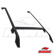 BLACK ROOF RAILS AND ROOF BARS FULL LENGTH FOR LAND ROVER FREELANDER 2 07+