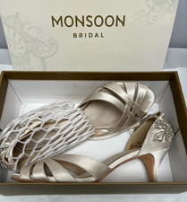Monsoon Cream Wedding Shoes -