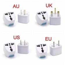 Universal Travel Adapter US UK AU to EU Plug Converter 2 Pin Europe Power Socket