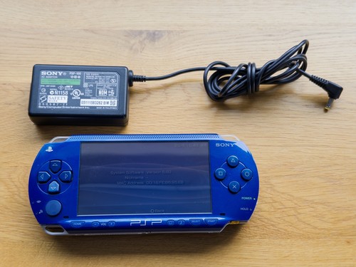 Psp 1000 metallic blue - psp,
