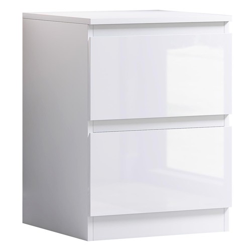 Drawer bedside white gloss - 2,