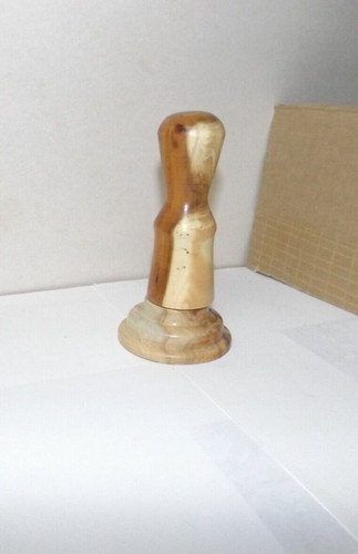 Hande made wooden palm - , gavel