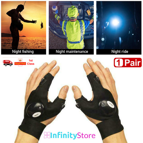 Led finger gloves light - gloves,