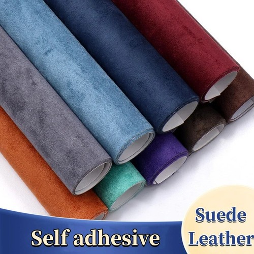 Self adhesive faux suede - faux,