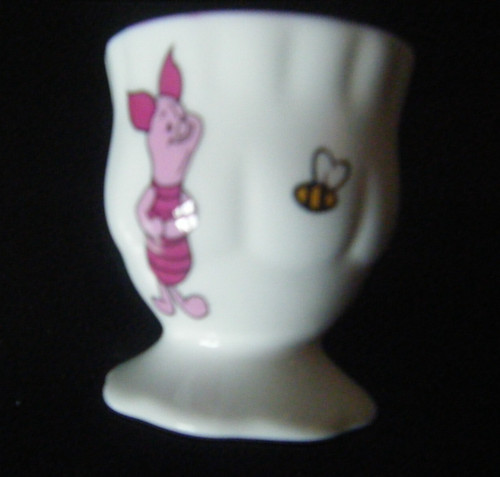 Piglet egg cup ceramic - piglet,