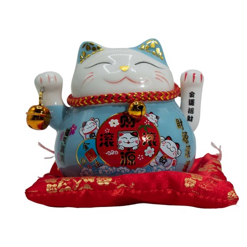 Ceramic money cat moving - money,