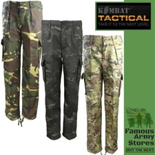 Kids British Camo Combat Cargo
