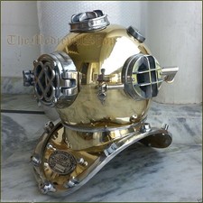 Antique Brass Scuba Deep Sea