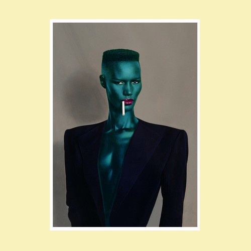Green grace jones 1981 art - green,