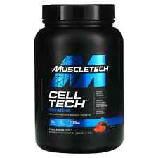 2 X  MuscleTech, Cell-Tech� Creatine, Fruit Punch, 3 lbs (1.36 kg)