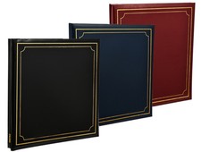 Deluxe Large Self Adhesive Photo Album Hold Various Sized Photos 48 Pages 