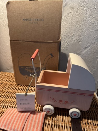 Maileg 8002 powder pram - 11-8002-00,