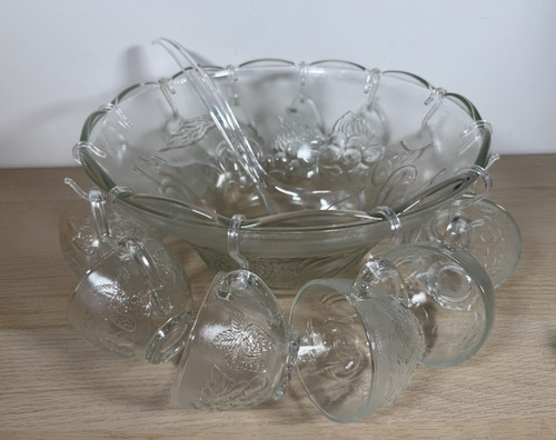 Camelia piece glass punch - 26,