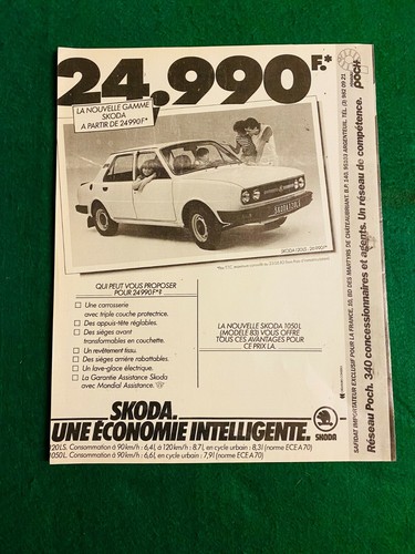 Skoda 120 poster - skoda,