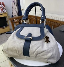 Vintage Oriano Leather Navy