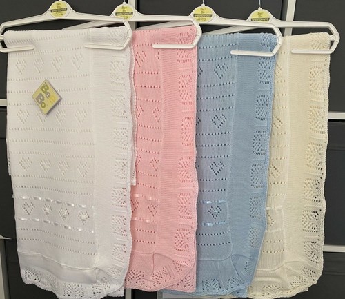 Knitted baby shawl - shawl, spanish