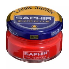 Saphir Creme Surfine Shoe Boot Polish Cream Recolor Clean & Nourish Leather 50ml