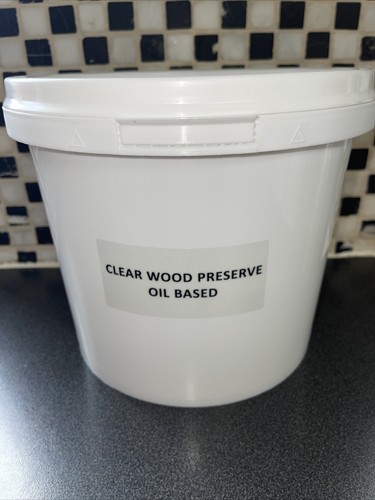 Clear timber wood preserver - clear, timber/wood