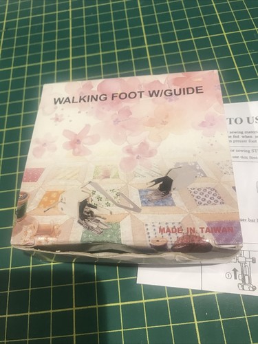 Walking foot guide - foot, w/guide