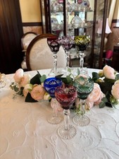 BEAUTIFUL SET OF 6 X BOHEMIAN