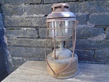 Vintage brass "pork pie" Tilley paraffin lamp for restoration as untested