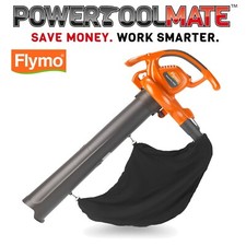 Flymo PowerVac 3000 3000W Garden Leaf Blower Vac shreds Leaves Collection Bag