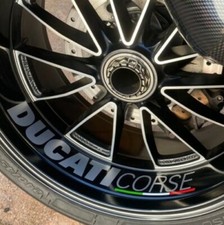 DUCATI CORSE STICKERS PANNIGALE DIAVEL MONSTER MULTISTRADA Italian flag colour 